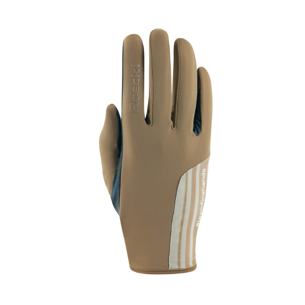 Rękawiczki jeździeckie letnie MESSARA Roeckl 01-310040 k7390 malt brown 24H!